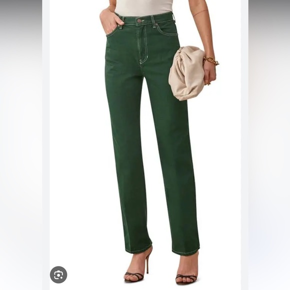 Reformation Denim - Reformation Cowboy High Rise Straight Leg Denim